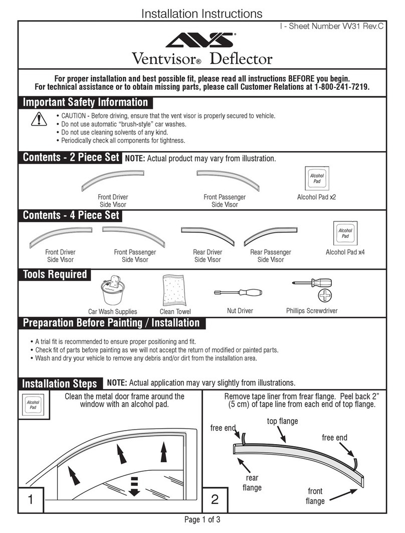 AVS Ventvisor Manual de usuario
