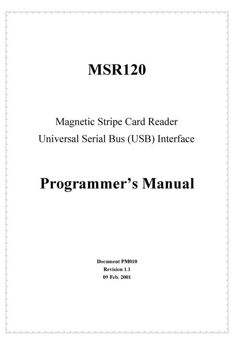 Unitech MSR 120 Series Manual de operación y mantenimiento