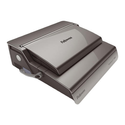 Fellowes Galaxy e500 Manual de usuario Fellowes Galaxy e500 Manual de usuario