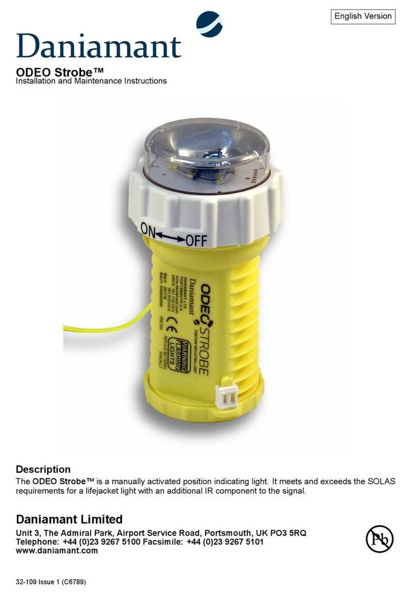 Daniamant ODEO Strobe Manual de usuario