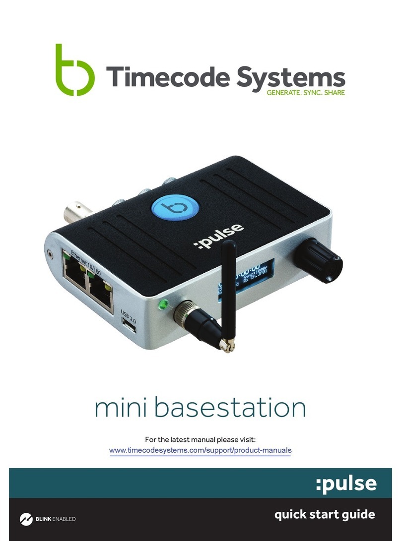 timecode systems pulse Manual de usuario