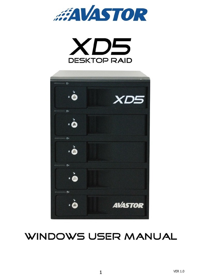 Avastor XD5 Manual de usuario