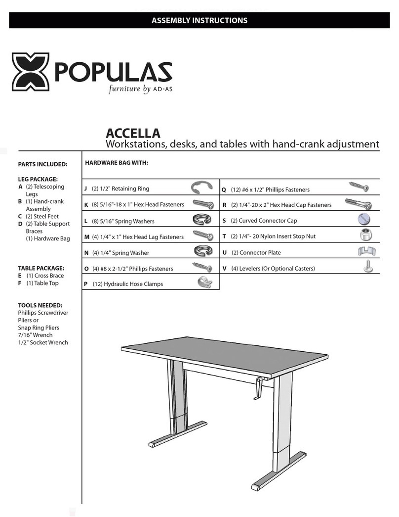 Populas ACCELLA Manual de usuario