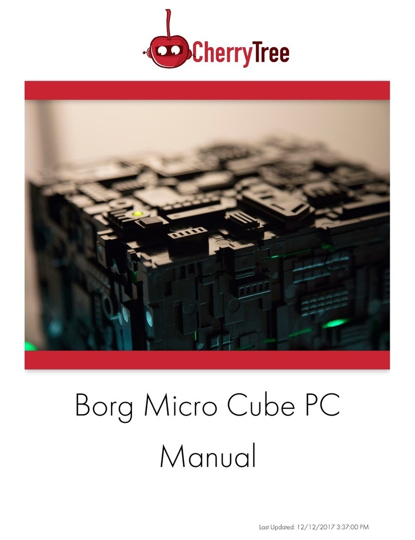 CherryTree Borg Micro Cube Manual de usuario