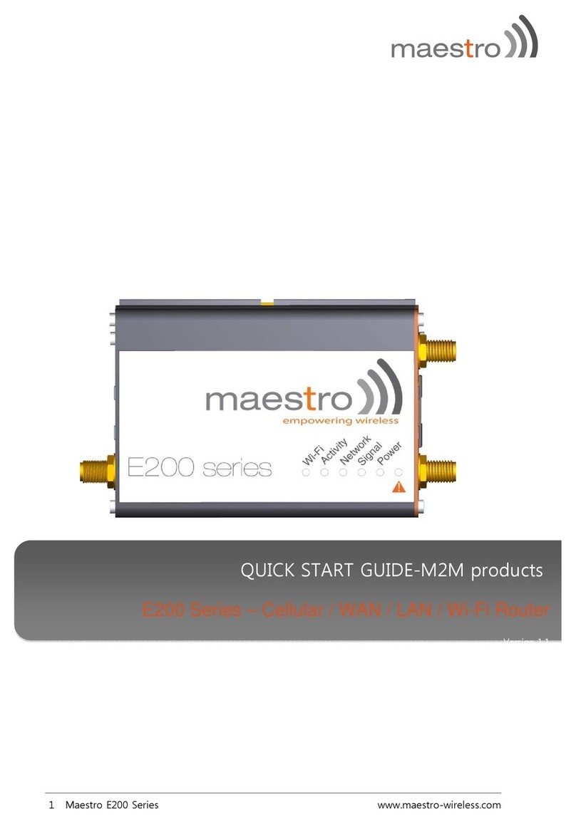 Maestro E205XT02 Manual de usuario