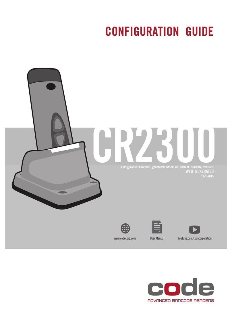 Code Corporation Code Reader 2300 Manual de usuario