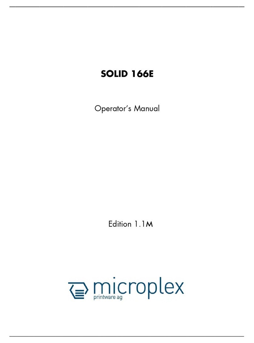 Microplex SOLID 166E Manual de usuario