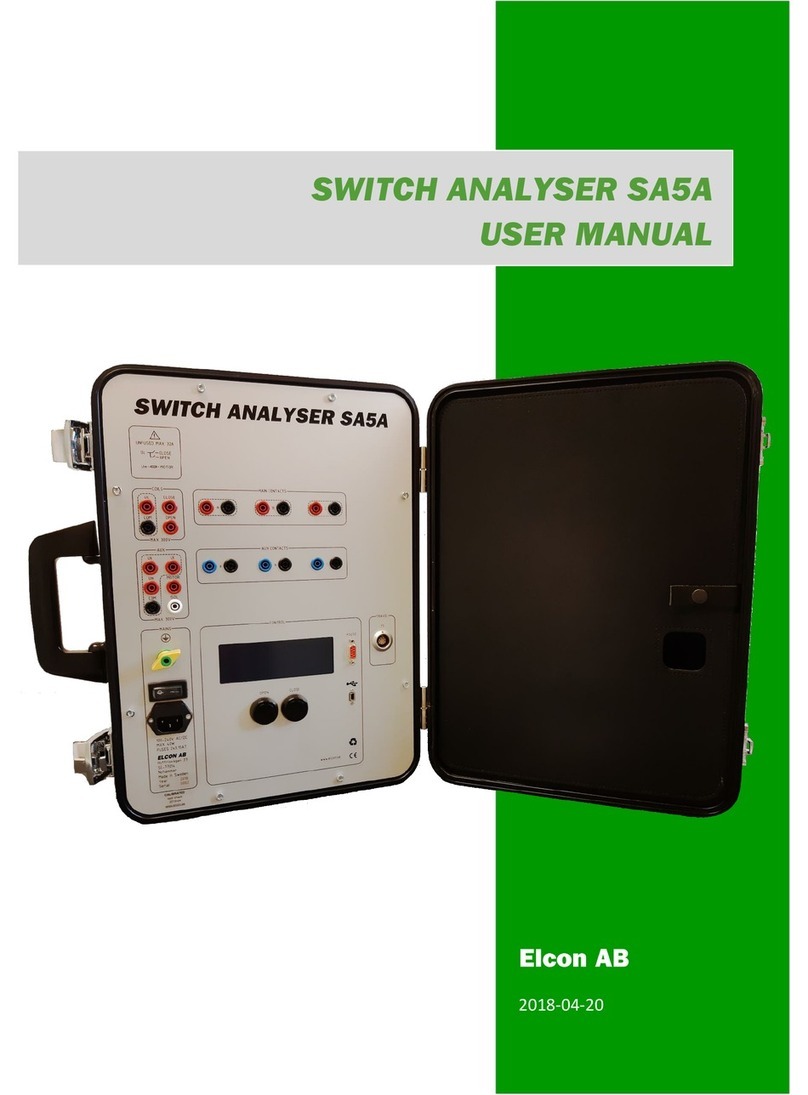 Elcon SA5A Manual de usuario Elcon SA5A Manual de usuario