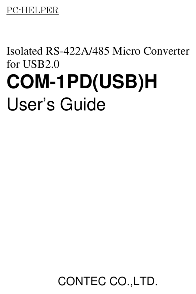Contec COM-1PD(USB)H Manual de usuario