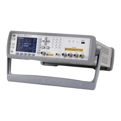 Keysight Technologies E4980A Manual de usuario
