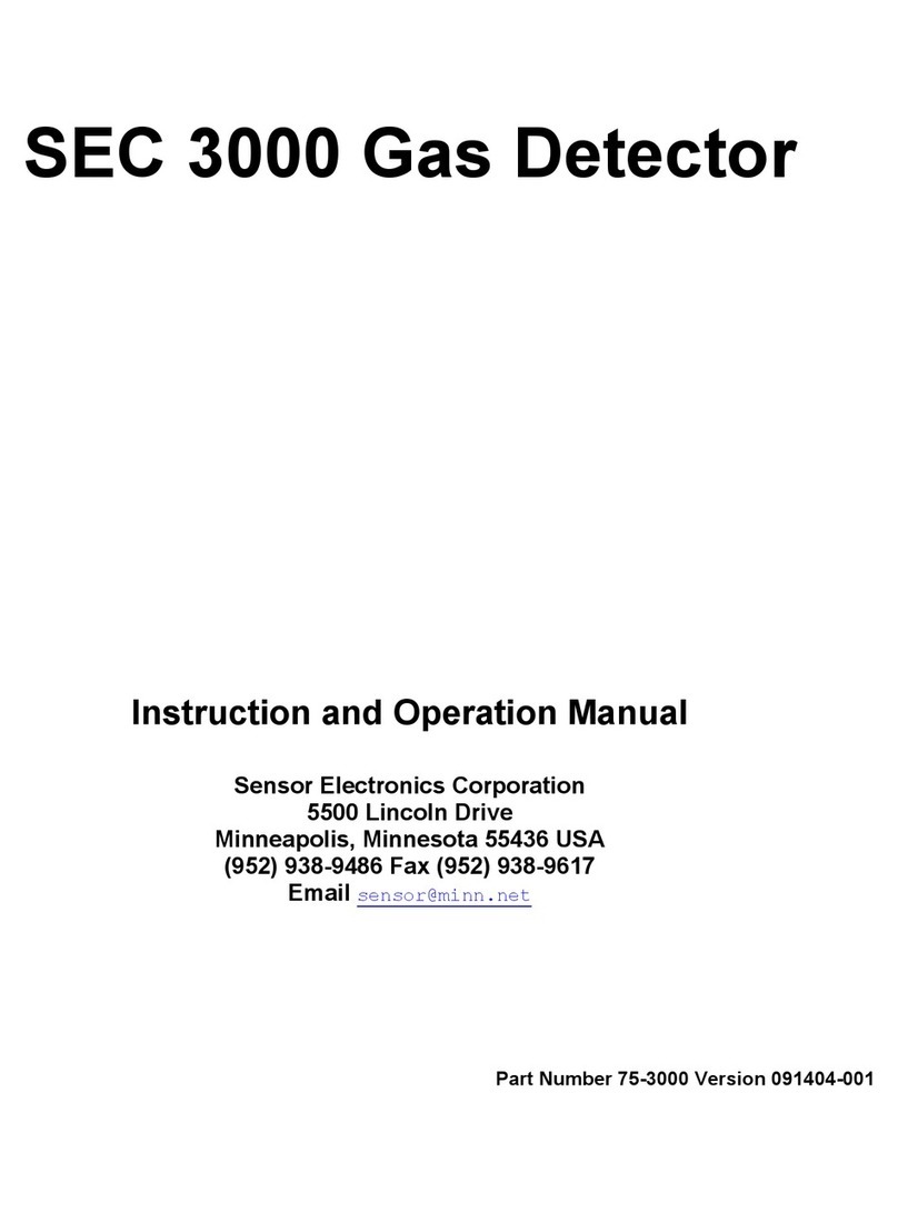Sensor Electronics SEC 3000 Manual