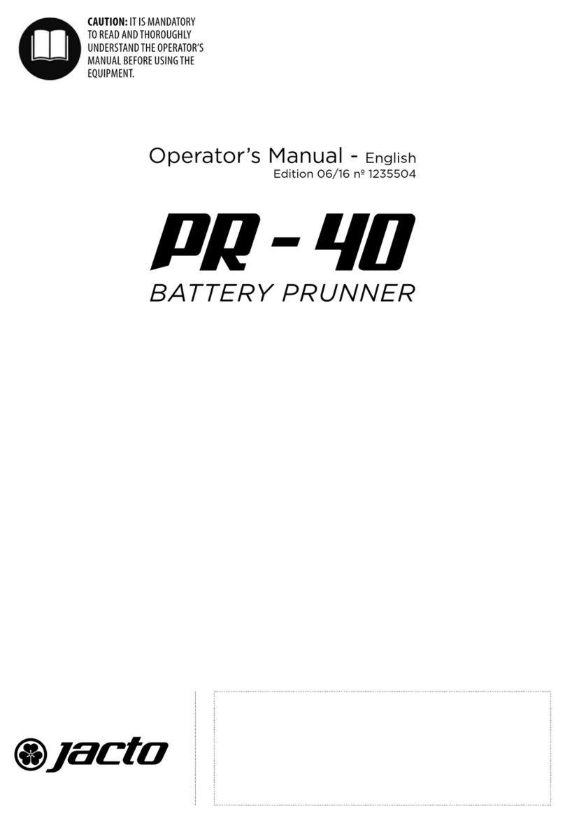 Jacto PR-40 Manual de usuario Jacto PR-40 Manual de usuario