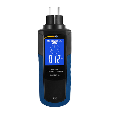 PCE Instruments PCE-ECT 50 Manual de usuario