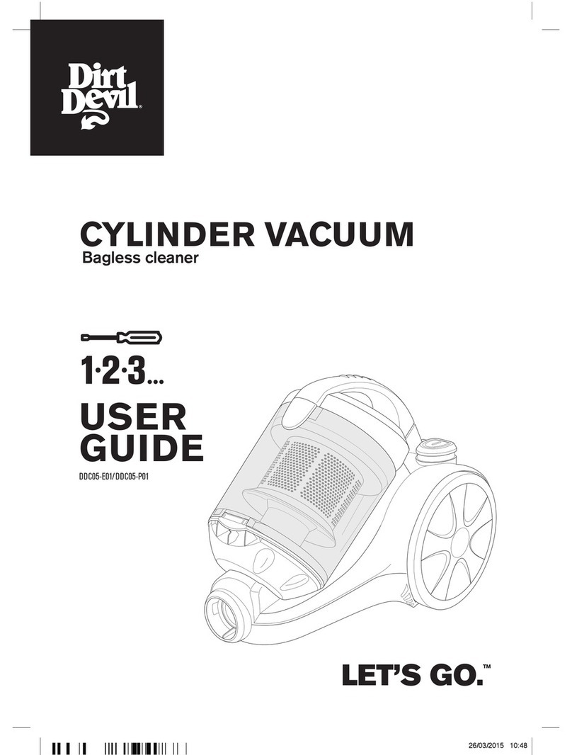 Dirt Devil DDC05-E01 Manual de usuario