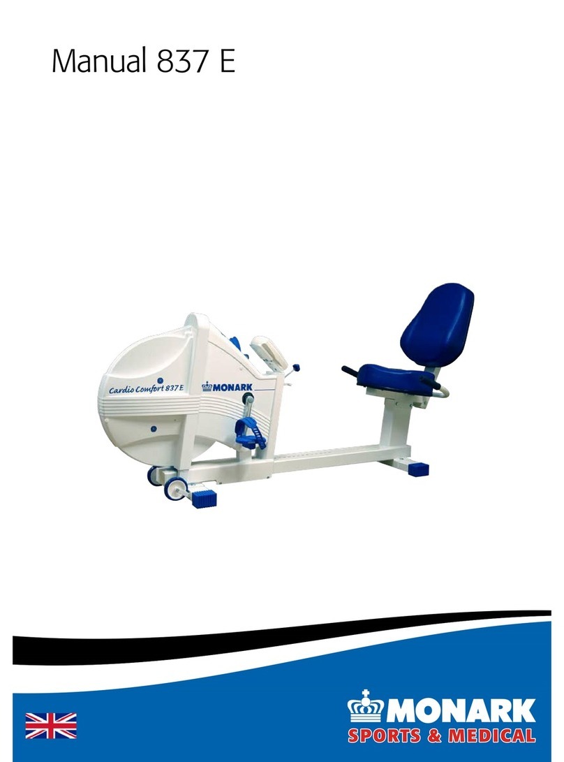 Monark CARDIO COMFORT 837 E Manual de usuario