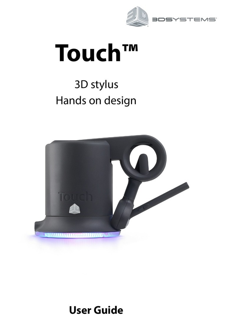 3D Systems Touch Manual de usuario
