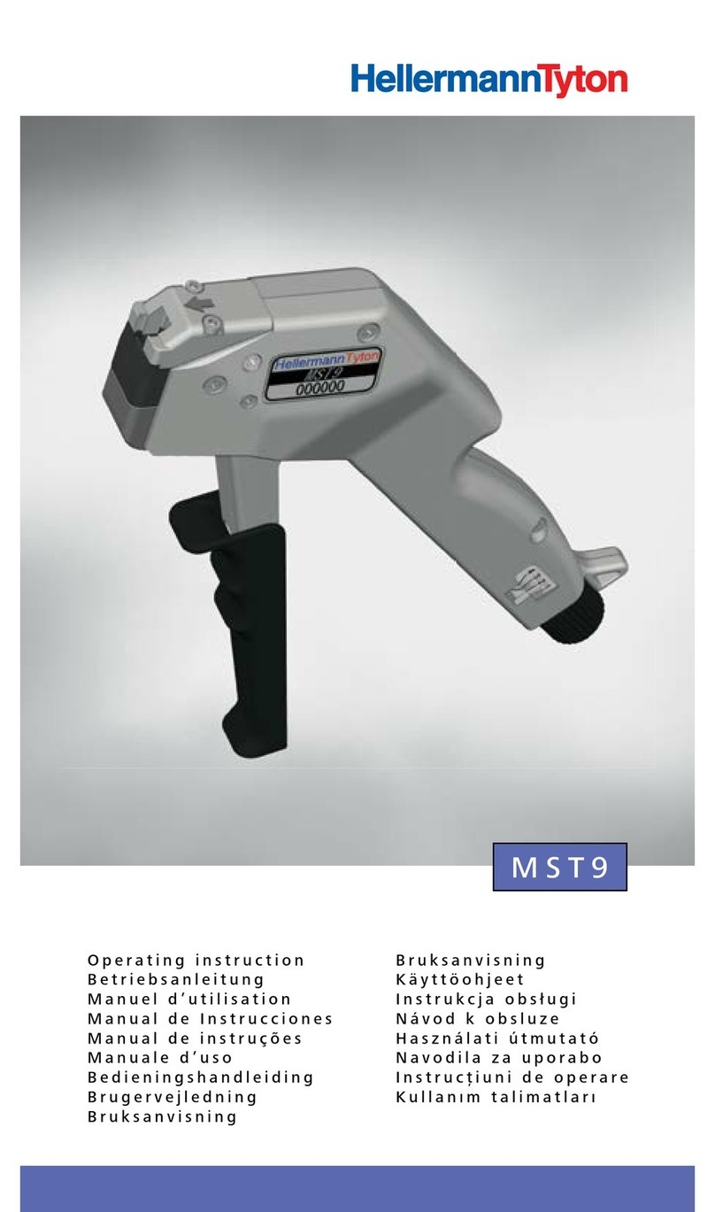 Hellermann Tyton MST9 Manual de usuario