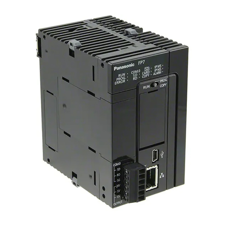Panasonic FP7 Series Manual de usuario