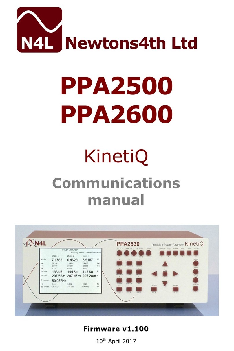Newtons4th PPA2500 Manual de uso y cuidado