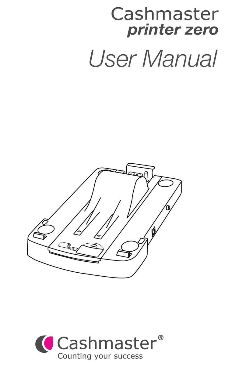 Cashmaster Printer Zero Manual de usuario