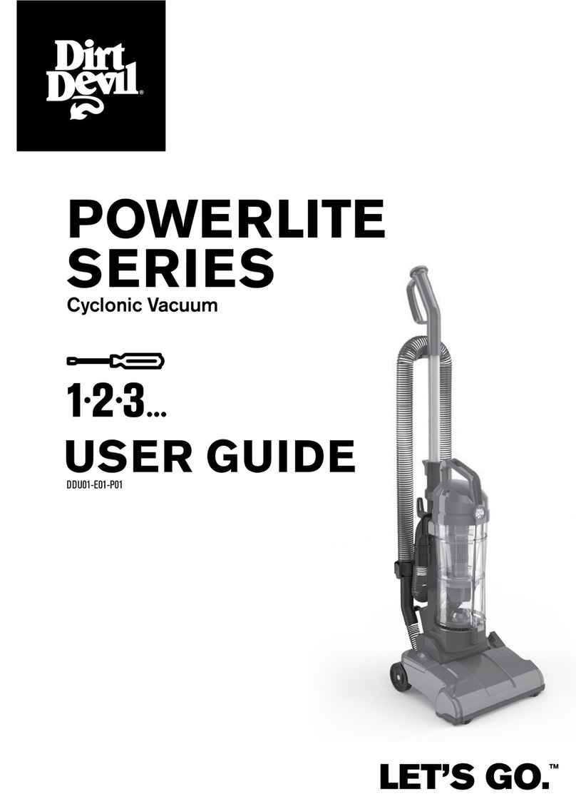 Dirt Devil DDU01-E01-P01 Manual de usuario