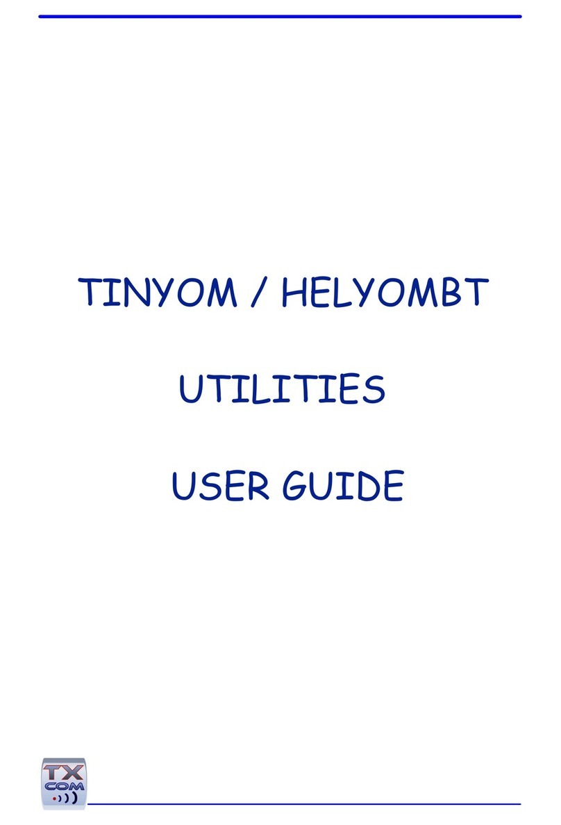 TXcom TINYOM Manual de usuario