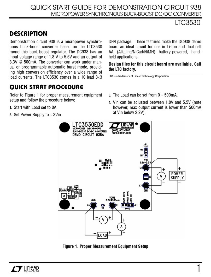 Linear DC938 Manual de usuario