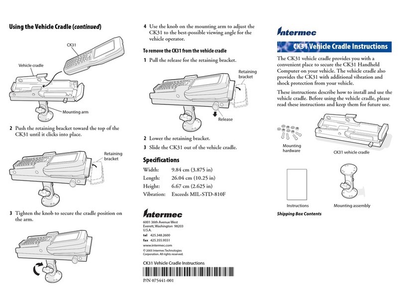 Intermec Oracle-Ready CK31 Manual de usuario