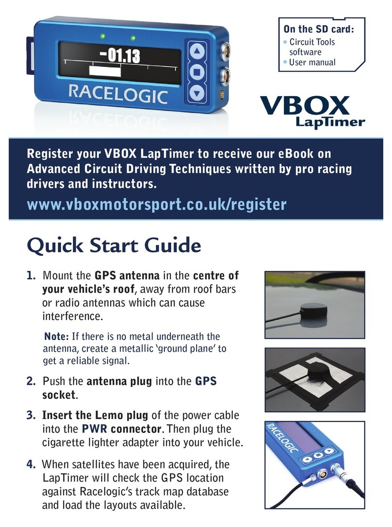 VBOX LapTimer Manual de usuario