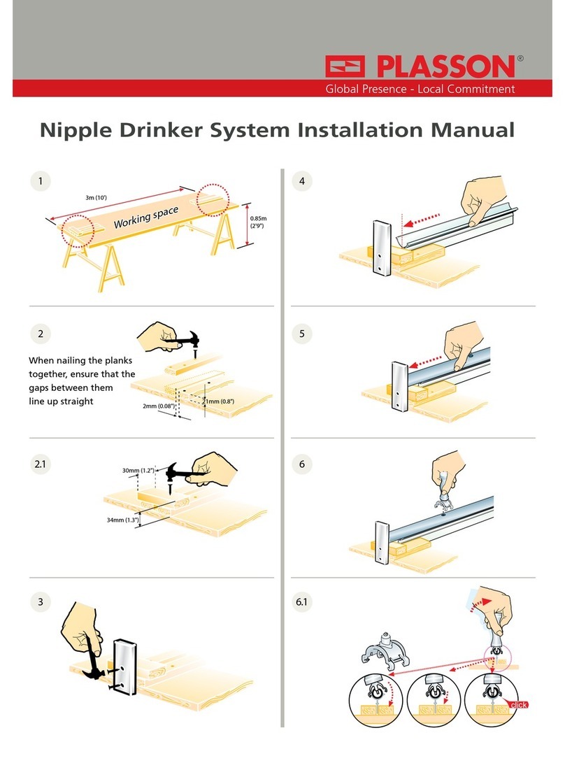 Plasson Nipple Drinker System Manual de usuario