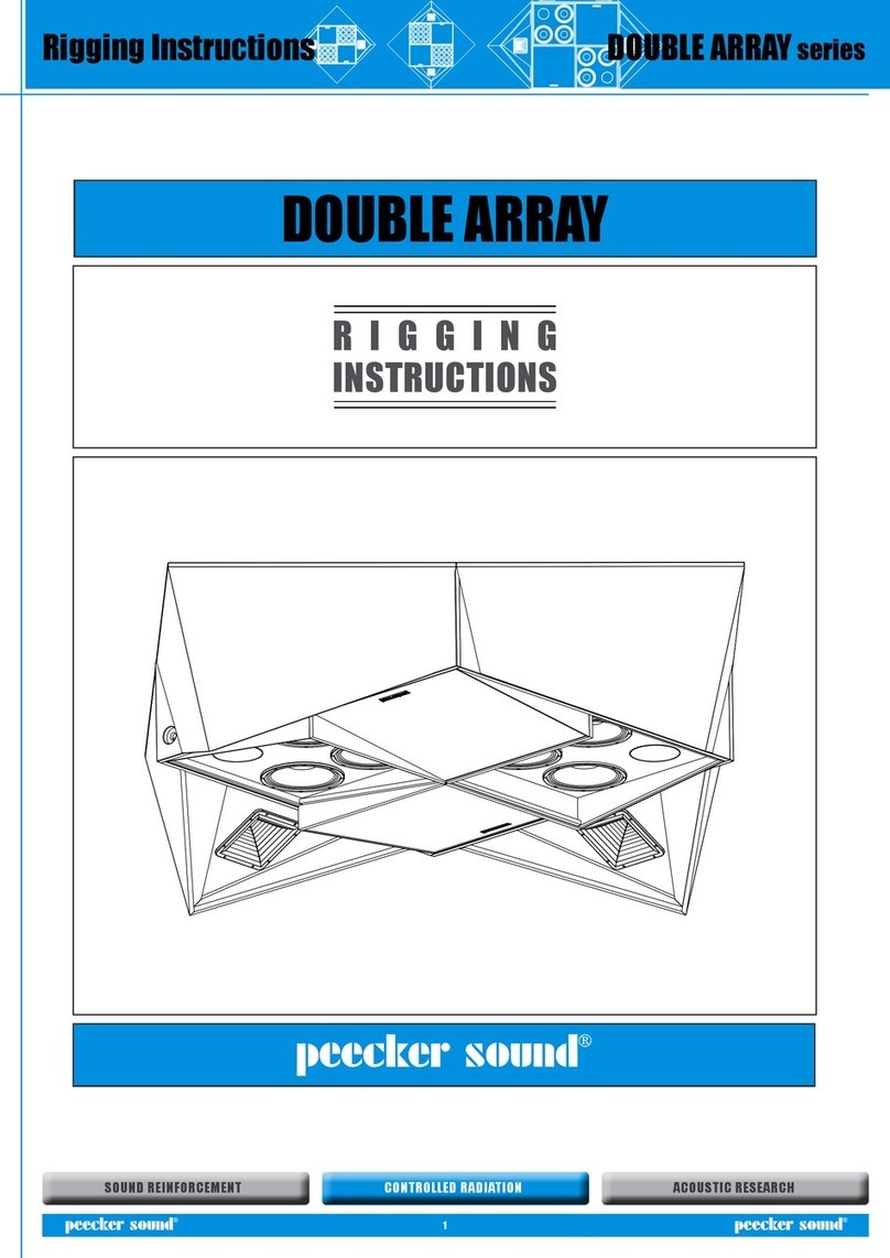 Peecker Sound Double Array Series Guía de inicio rápido Peecker Sound Double Array Series Guía de inicio rápido