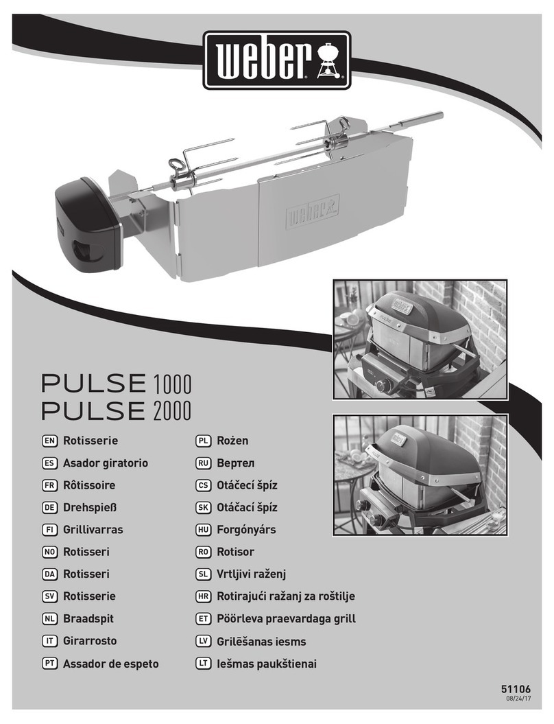 Weber PULSE 2000 Manual de usuario