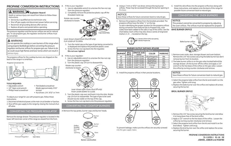GE JGB450 Manual de usuario