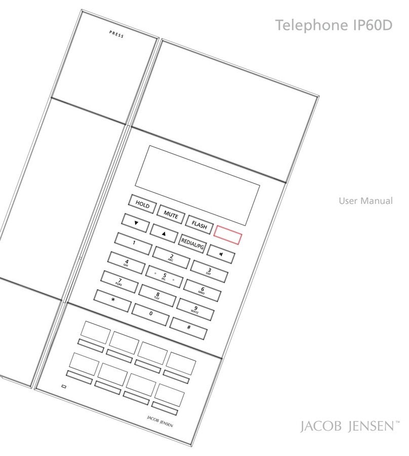 Jacob Jensen IP60D Manual de usuario