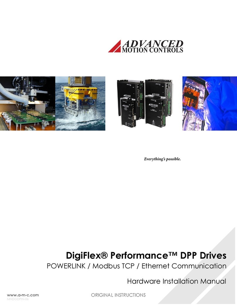 ADADVANCED Motion Controls DigiFlex Performance Instrucciones de montaje