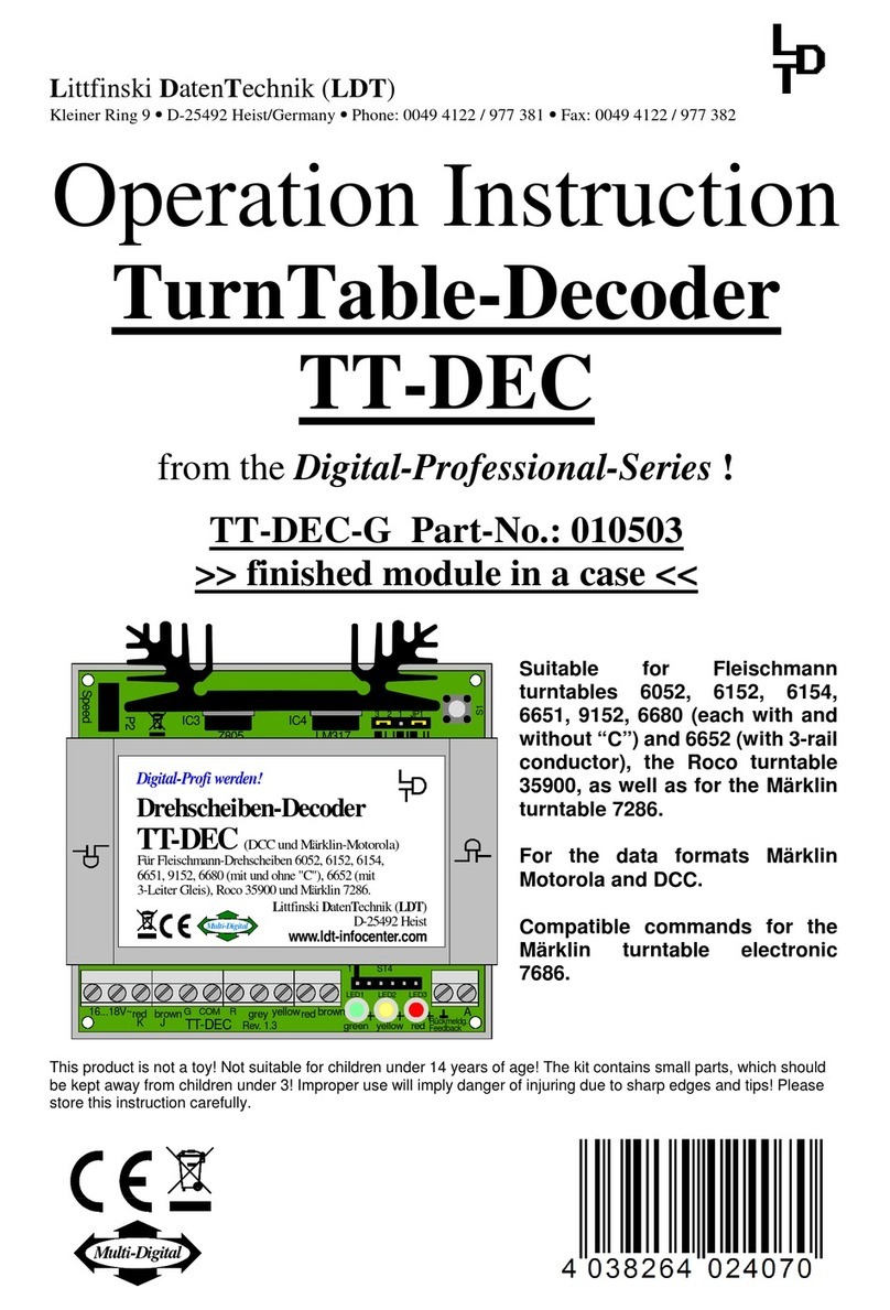 Littfinski Daten Technik TurnTable-Decoder Manual técnico