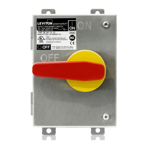 Leviton Powerswitch MDS30-AX Manual de usuario