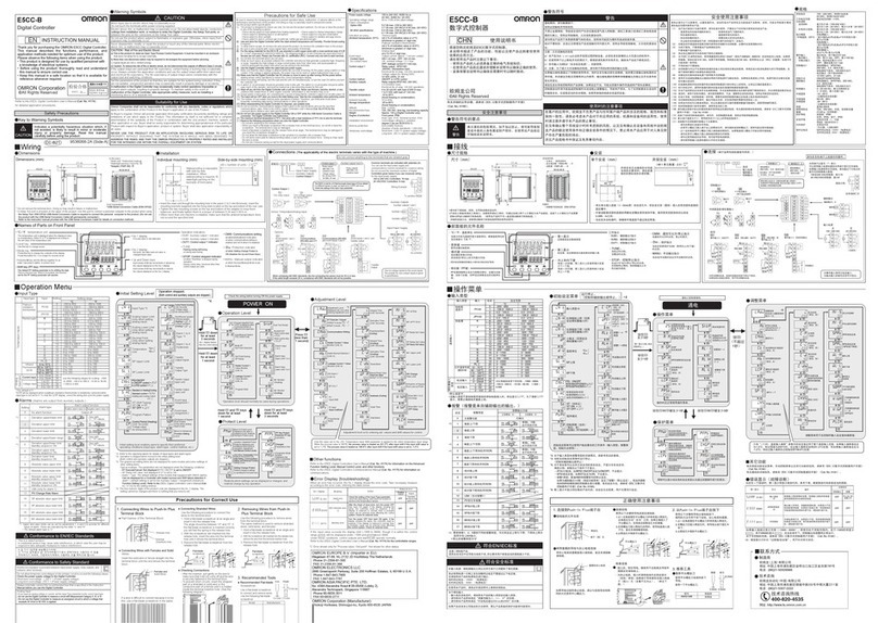 Omron E5CC-B Manual de usuario