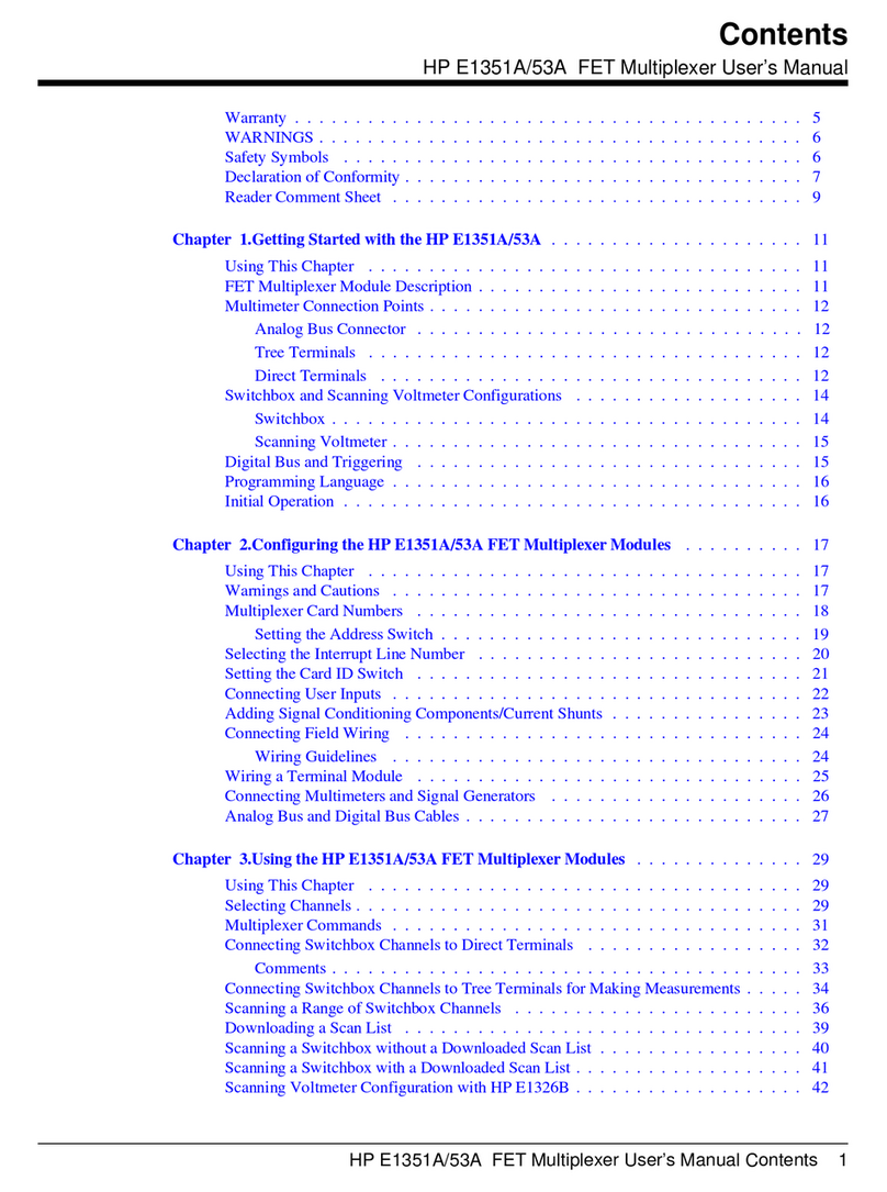 HP E1351A Manual de usuario