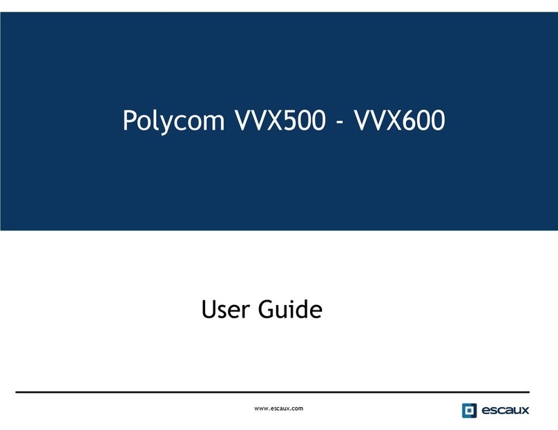 Polycom Integra VVX 500 Manual de usuario