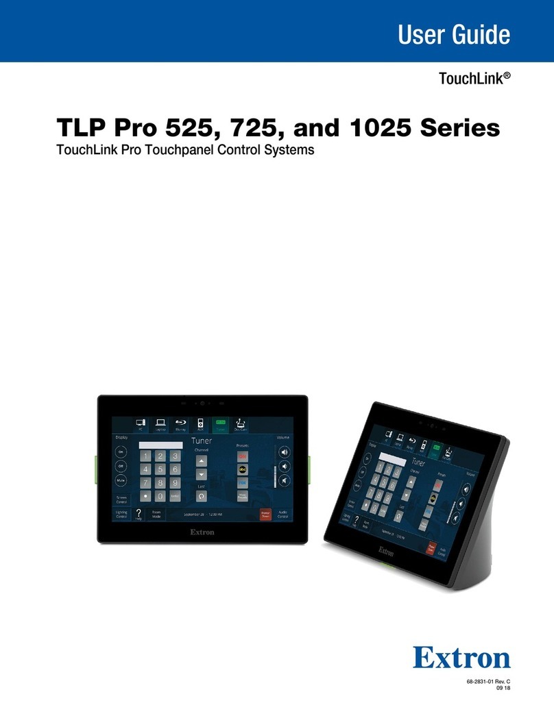 Extron electronics TouchLink Pro Manual de usuario