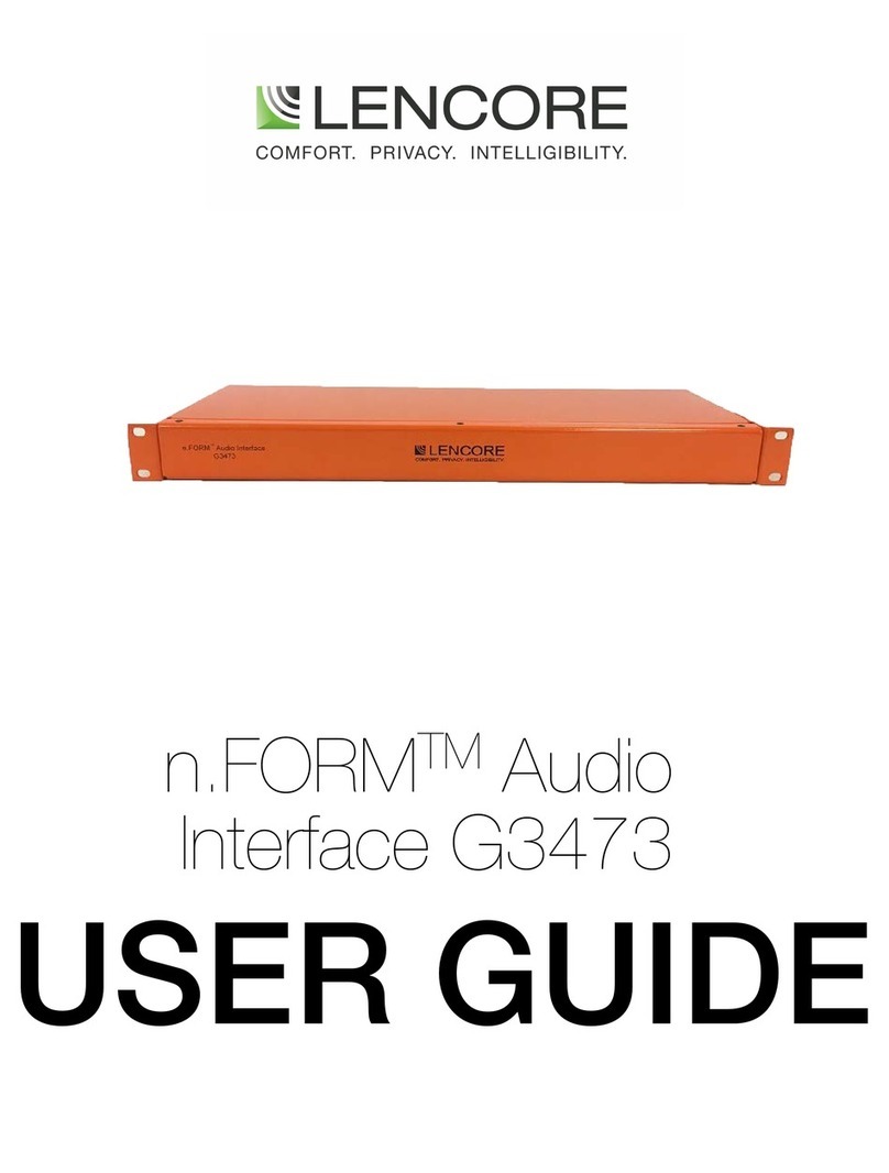 Lencore n.FORM G3473 Manual de usuario