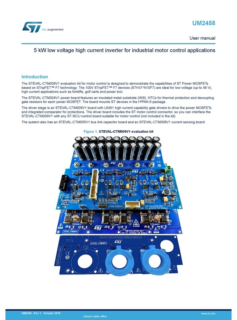 STMicroelectronics STEVAL-CTM004V1 Manual de usuario
