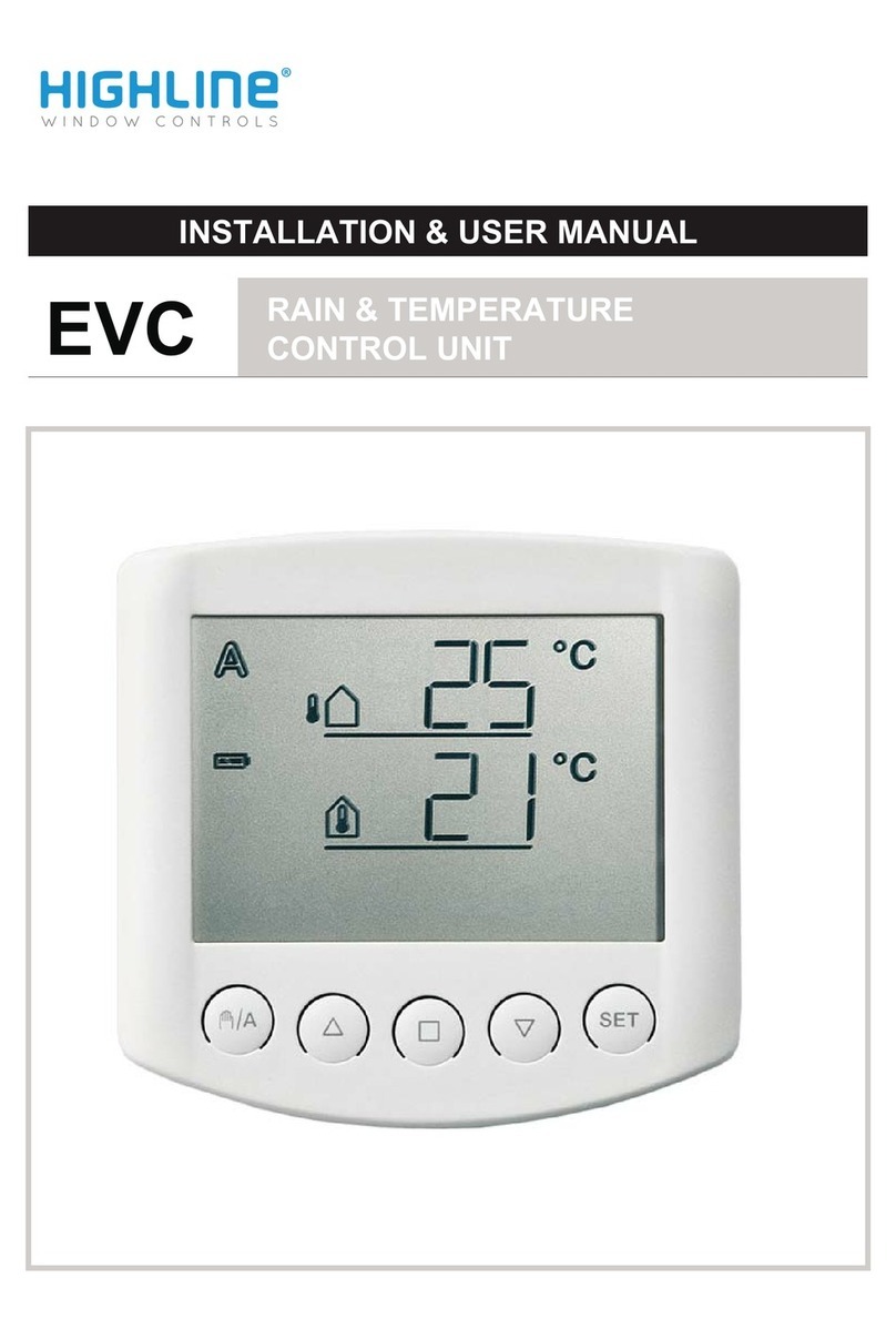 HighLine EVC Manual de instrucciones