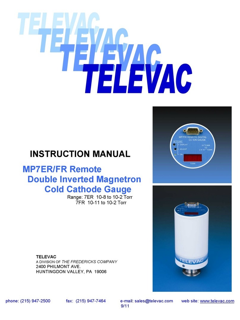 TELEVAC MP7ER Manual de usuario