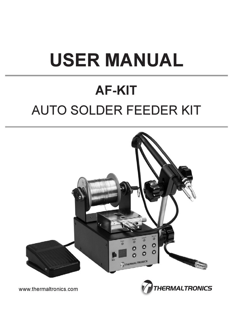 Thermaltronics AF-KIT Manual de usuario