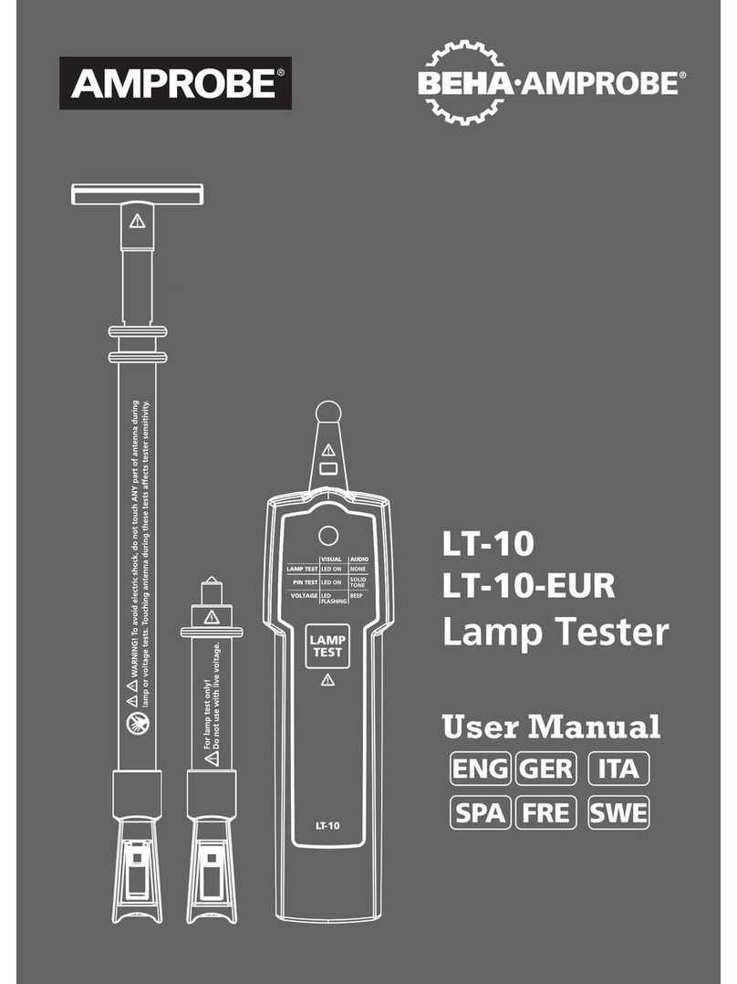 Amprobe LT-10 Manual de usuario Amprobe LT-10 Manual de usuario