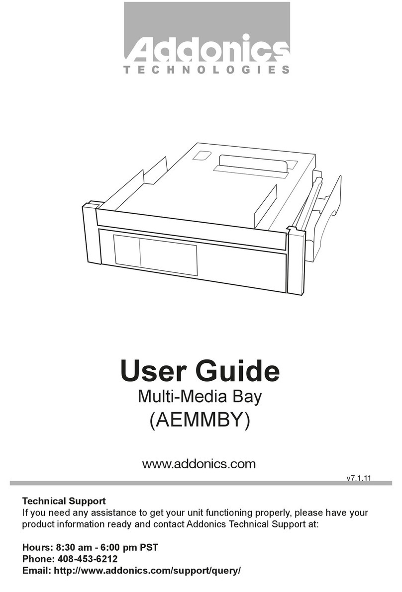 Addonics Technologies AEMMBY Manual de usuario
