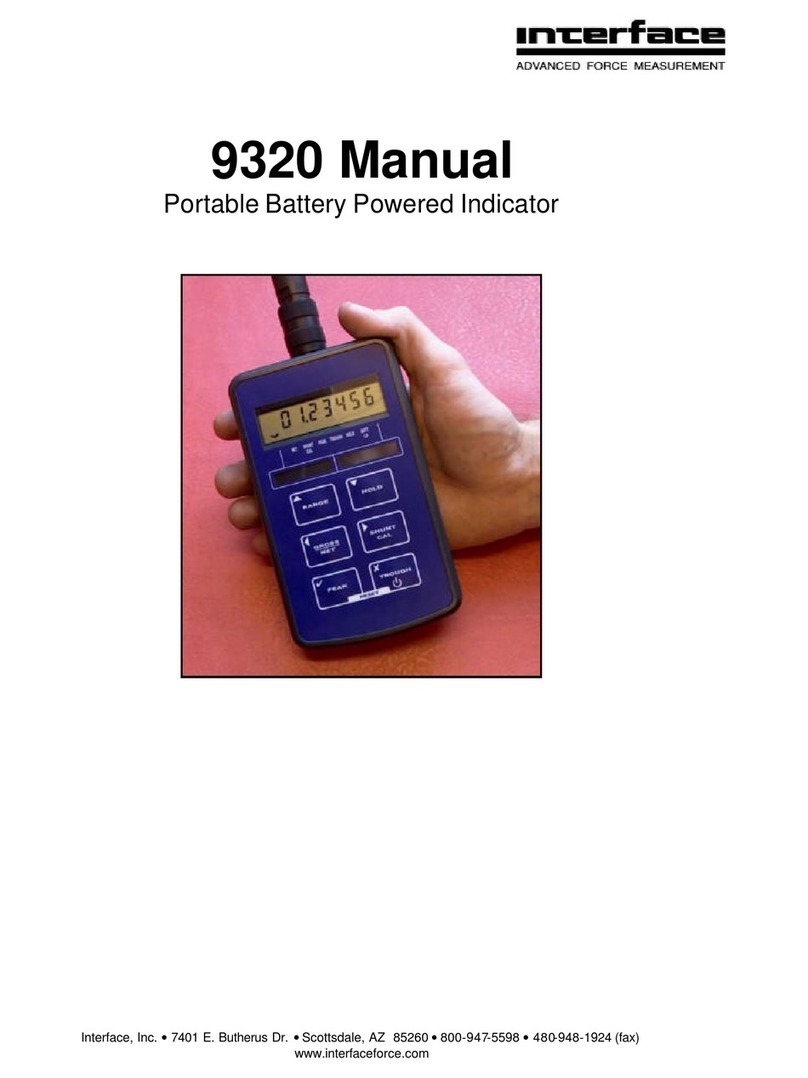Interface 9320 Manual de usuario