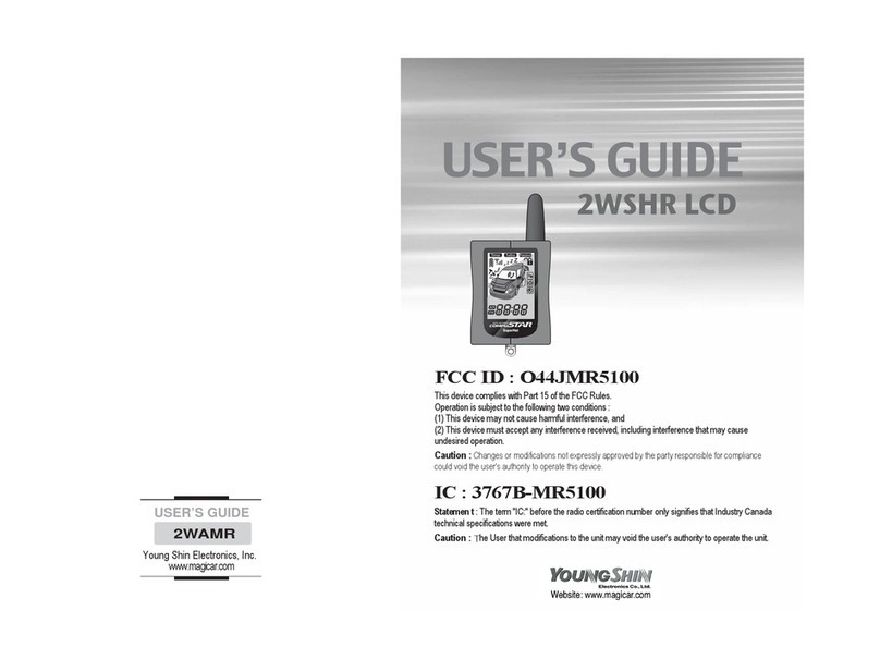 Young Shin Electronics 2WSHR LCD Manual de usuario